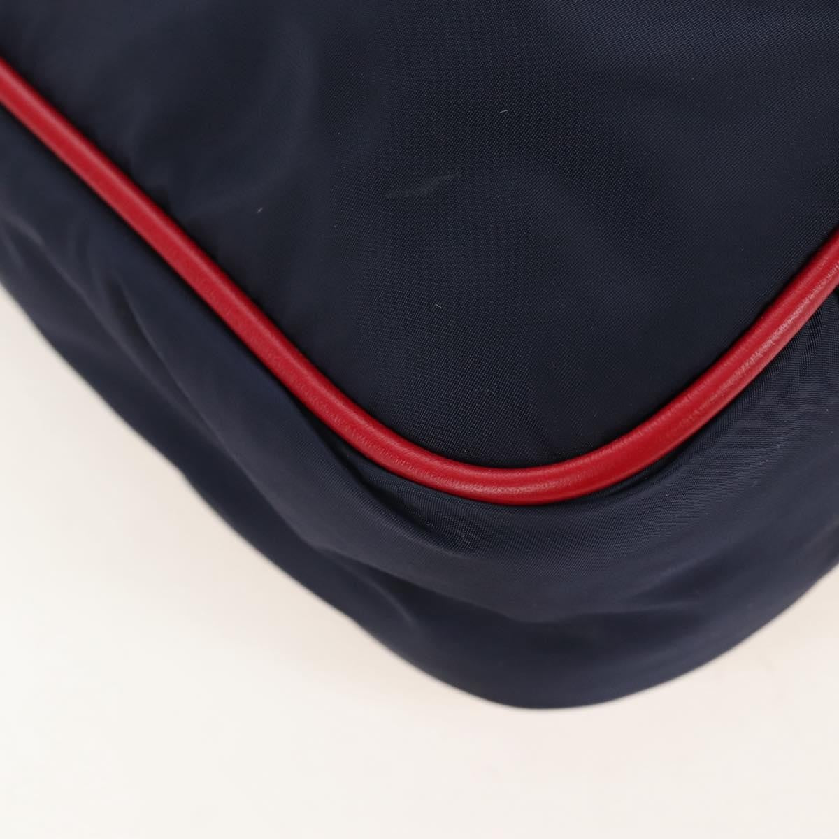 Saint Laurent Le 5 A 7 Hobo Nylon Navy Nylon Shoulder Bag Bag (Pre-Owned)