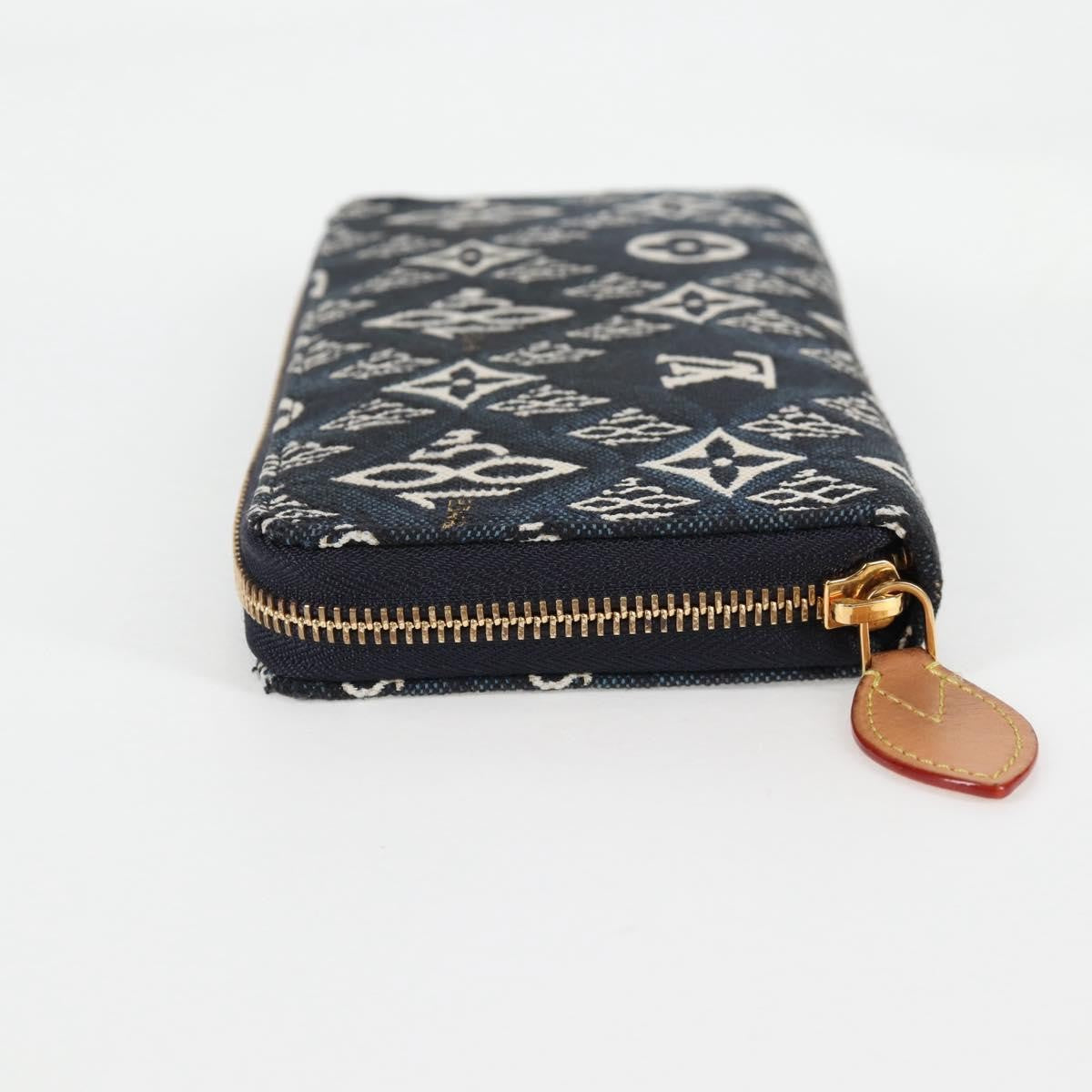 Louis Vuitton Zippy Limited Edition Since 1854 Monogram Jacquard Blue Canvas Wallets Accessory (Pre-Owned)