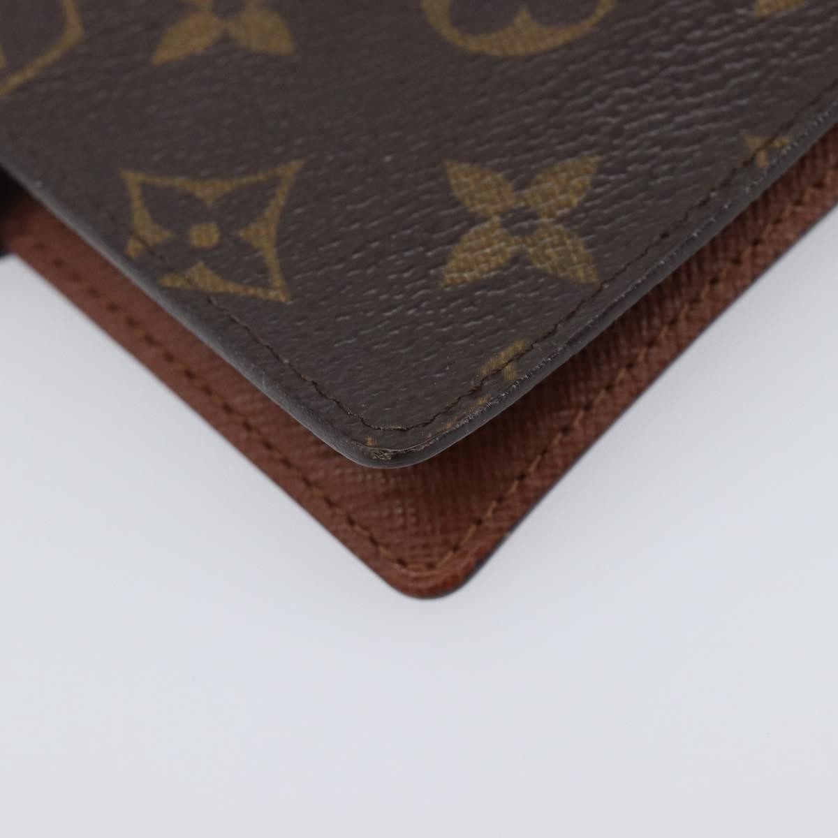 Louis Vuitton Agenda Cover Monogram Canvas Brown Canvas Briefcase Bag (Pre-Owned)