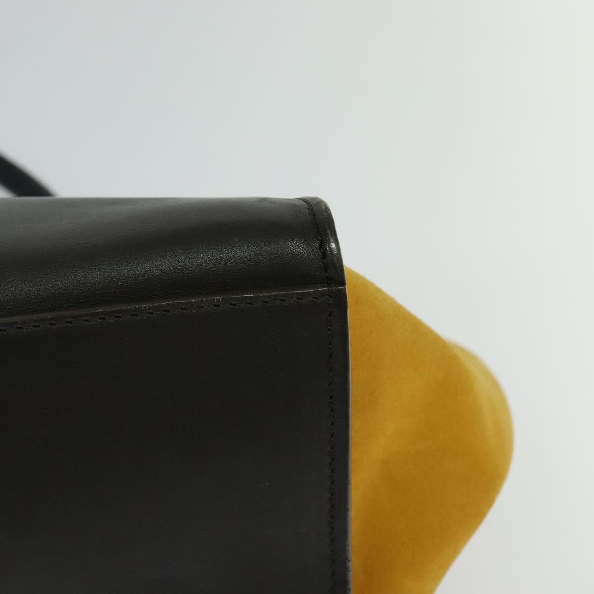 Celine Trapeze Leather With Suede Multicolour Leather Handbag (Pre-Owned)