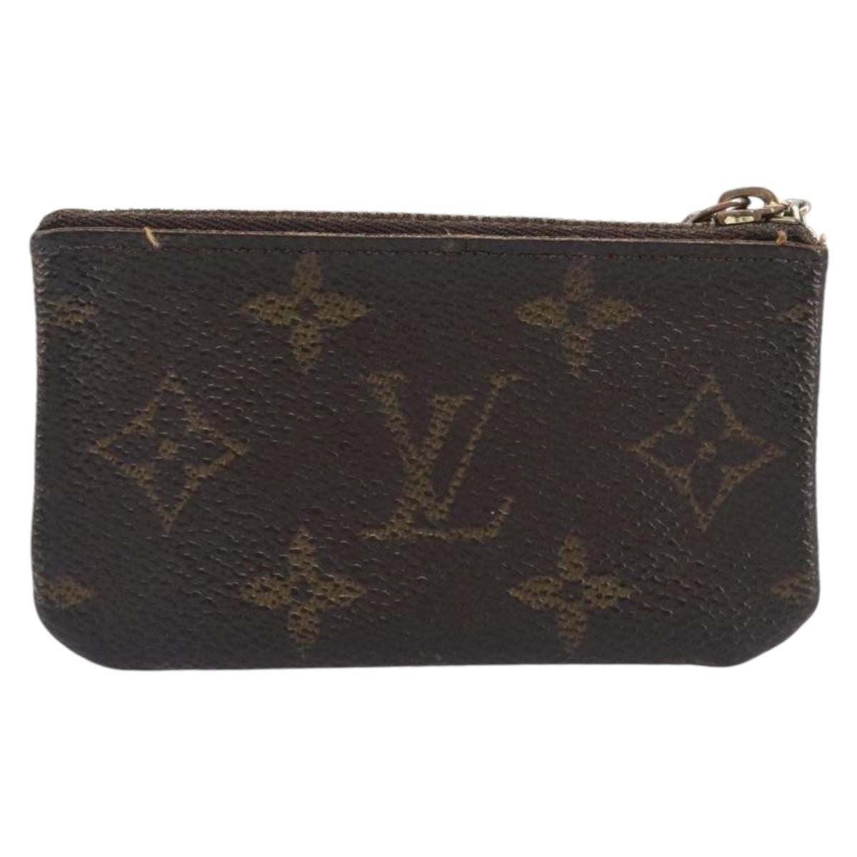 Louis Vuitton Pochette Clés Monogram Canvas Brown Canvas Wallets Accessory (Pre-Owned)