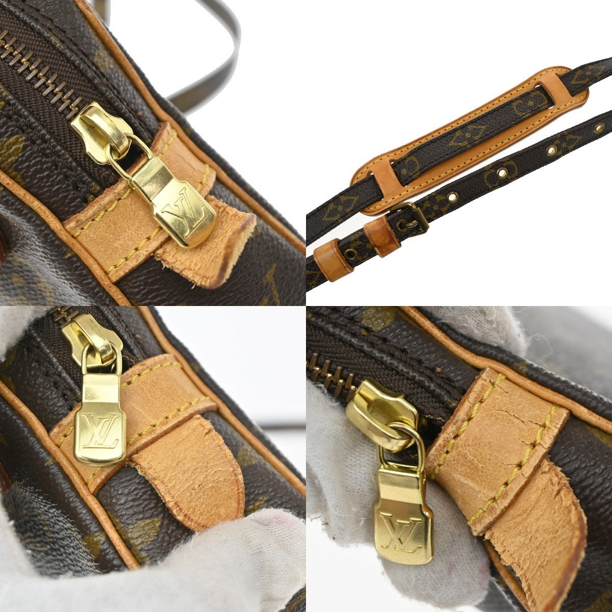 Louis Vuitton Pochette Marly Bandouliere Monogram Canvas Brown Canvas Shoulder Bag Bag (Pre-Owned)