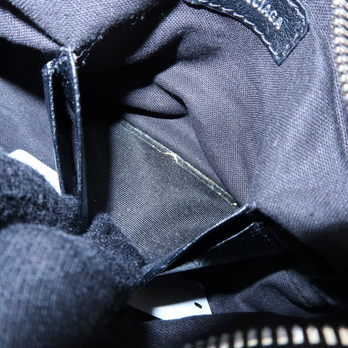 Balenciaga Le Cagole Giant Studs Chain Leather Black Leather Shoulder Bag Bag (Pre-Owned)