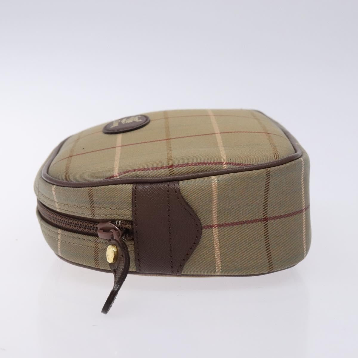 Burberry Nova Check Pochette Canvas Beige Canvas Clutche & Pouche Bag (Pre-Owned)