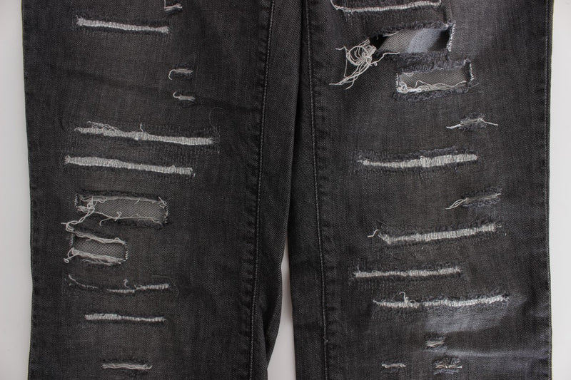 John Galliano Chic Gray Wash Straight Fit Women's Jeans