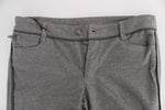 Ermanno Scervino Chic Gray Casual Cotton Women's Pants