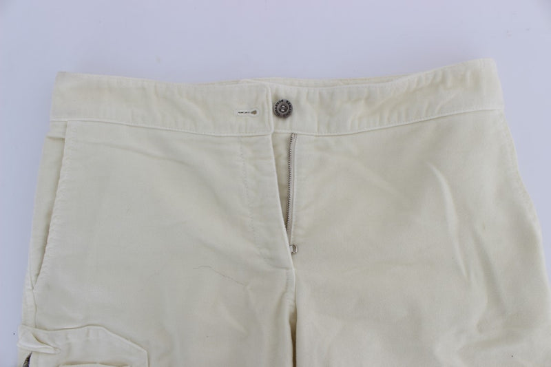 Ermanno Scervino Beige Capri Cropped Chic Women's Pants