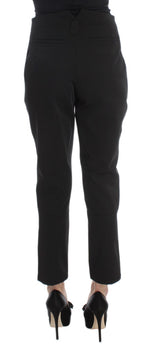 Ermanno Scervino Elegant Cropped Capri Pants in Women's Black