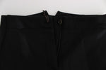 Ermanno Scervino Elegant Cropped Capri Pants in Women's Black