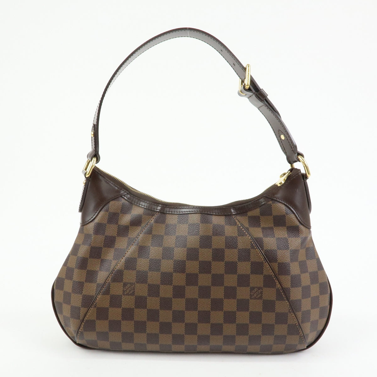 Louis Vuitton Thames Damier Brown Canvas Handbag (Pre-Owned)