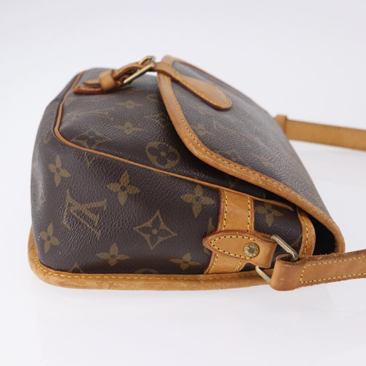 Louis Vuitton Sologne Monogram Brown Canvas Shoulder Bag Bag (Pre-Owned)