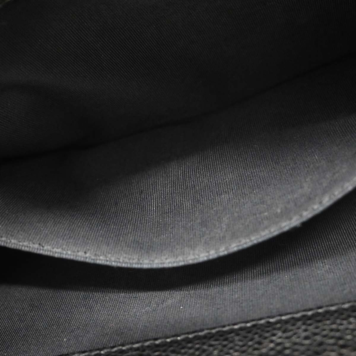 Chanel Boy Flap Tweed And Leather Black Leather Shoulder Bag Bag (Pre-Owned)
