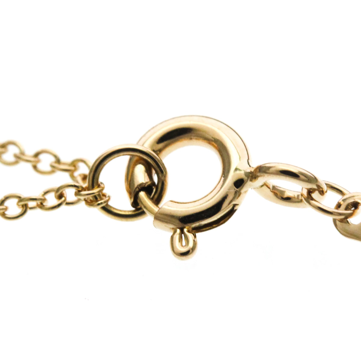 Tiffany & Co. T Smile Pendant 18K Rose Gold And Diamonds Gold Pink_Gold Necklace Jewelry (Pre-Owned)