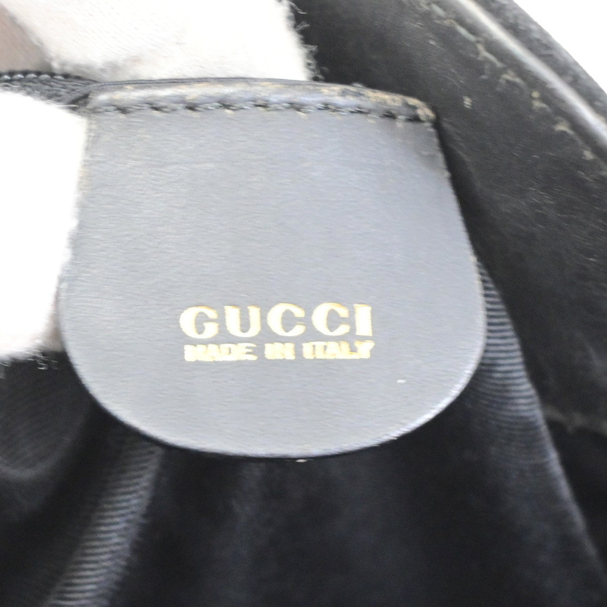 Gucci Vintage Bamboo Hobo Suede Black Suede Shoulder Bag Bag (Pre-Owned)