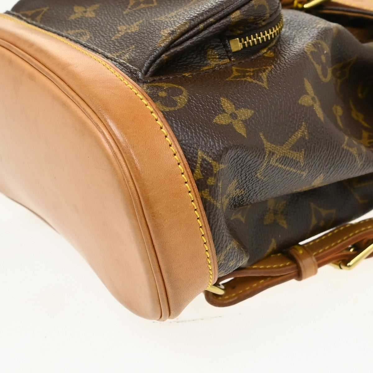 Louis Vuitton Vintage Montsouris Monogram Canvas Brown Canvas Backpack Bag (Pre-Owned)