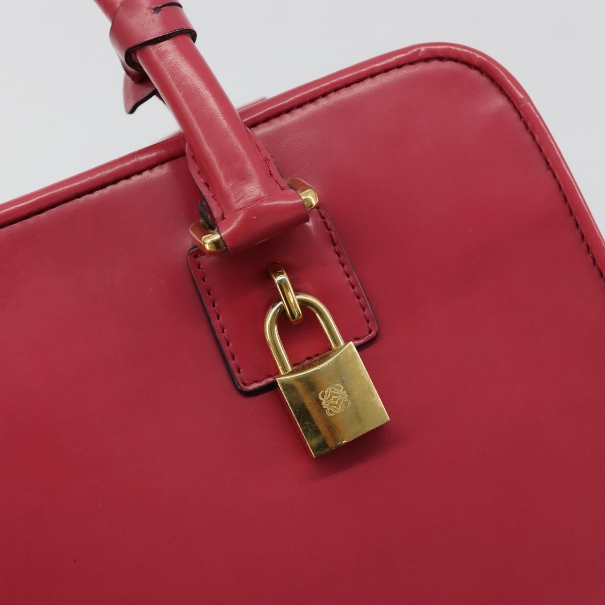 Loewe Amazona Patent Pink Patent_Leather Handbag (Pre-Owned)