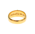 Nialaya Gold Plated 925 Silver Men's Ring