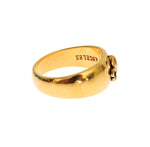Nialaya Gold Plated 925 Silver Men's Ring