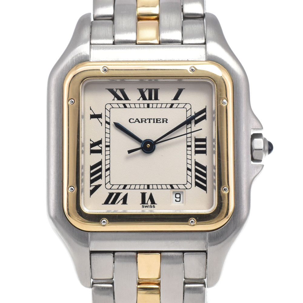 Cartier Vintage Panthere De Cartier Quartz Rose Gold With Diamond Bezel, Lugs And Bracelet Watch (Pre-Owned)