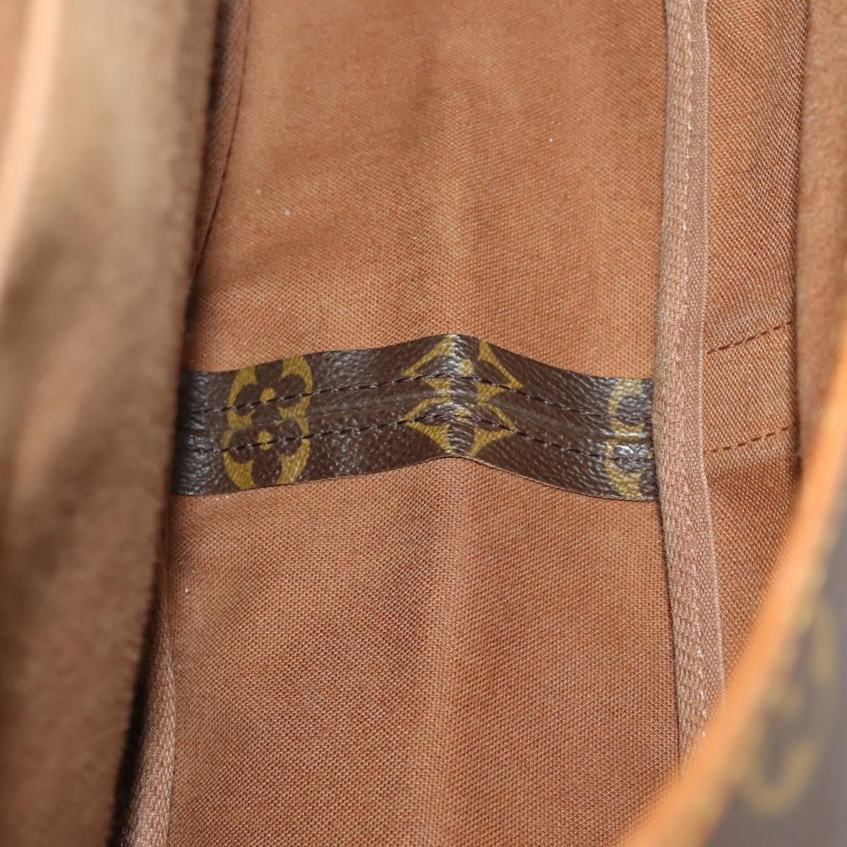 Louis Vuitton Saumur Monogram Canvas Brown Canvas Shoulder Bag Bag (Pre-Owned)