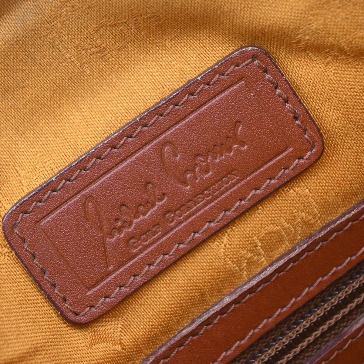 MCM Visetos Leather Brown Leather Handbag (Pre-Owned)