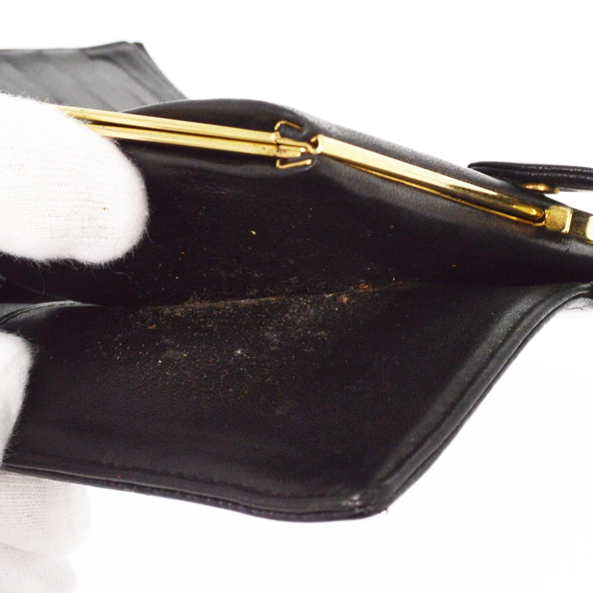 Chanel Timeless Cc French Caviar Black Leather Wallets Accessory (Pre-Owned)
