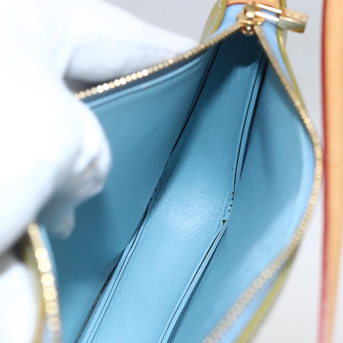 Louis Vuitton Lexington Pochette Monogram Vernis Blue Patent_Leather Clutche & Pouche Bag (Pre-Owned)
