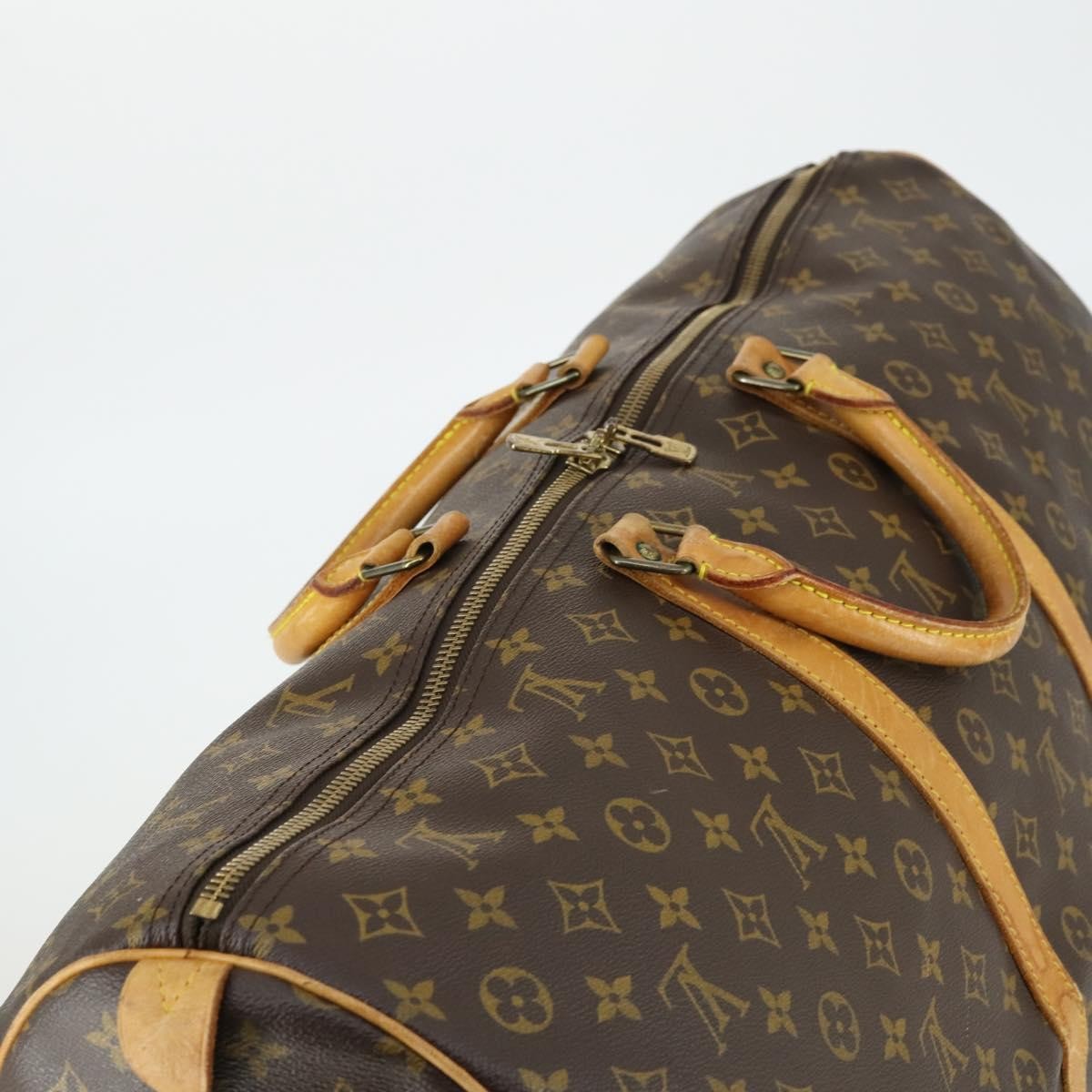 Louis Vuitton Keepall Monogram Canvas Brown Canvas Travel Bag Bag (Pre-Owned)