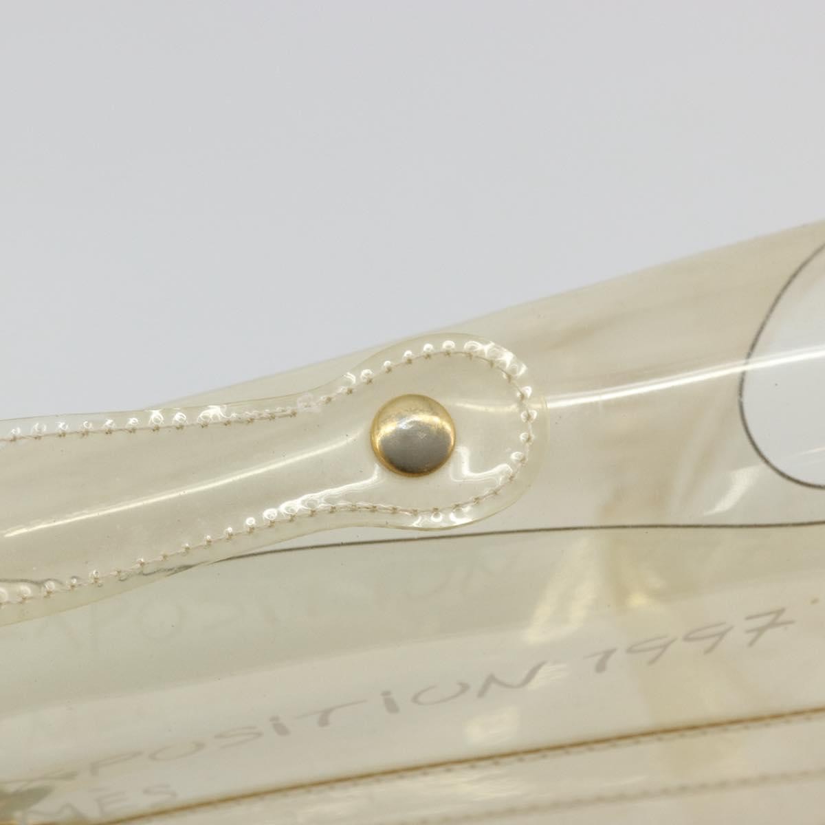 Hermes Kelly Souvenir Vinyl Clear Plastic Handbag (Pre-Owned)