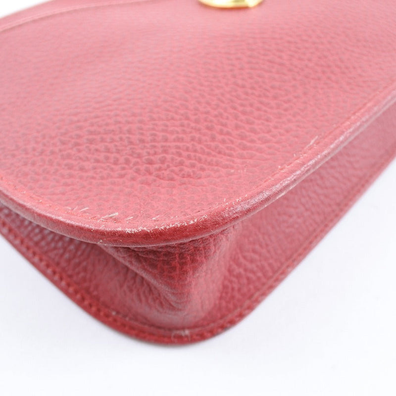 Dior Red Leather Clutch Bag (Pre-Owned)