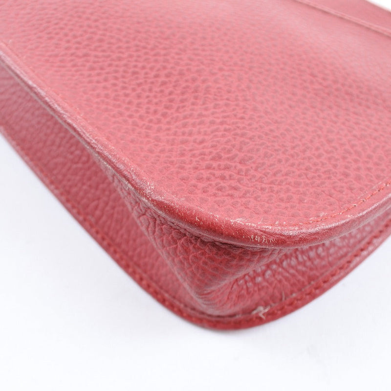 Dior Red Leather Clutch Bag (Pre-Owned)