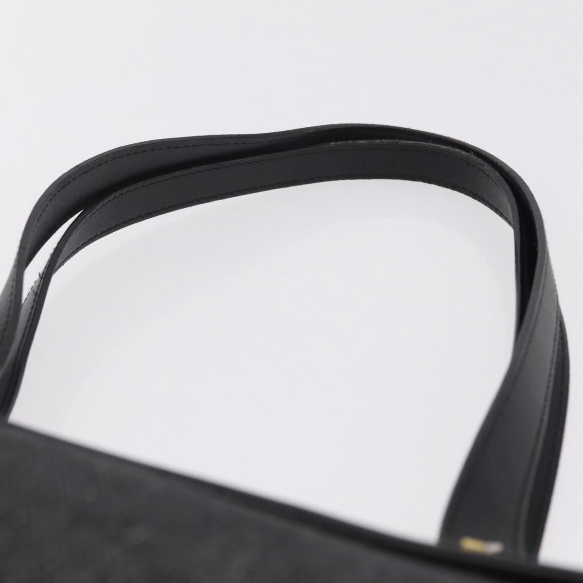 Gucci Gg Canvas Canvas Black Canvas Tote Bag Bag (Pre-Owned)