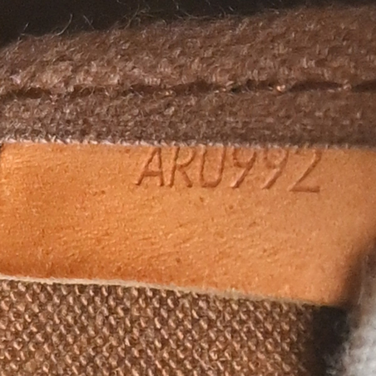Louis Vuitton Saumur Monogram Canvas Brown Canvas Shoulder Bag Bag (Pre-Owned)