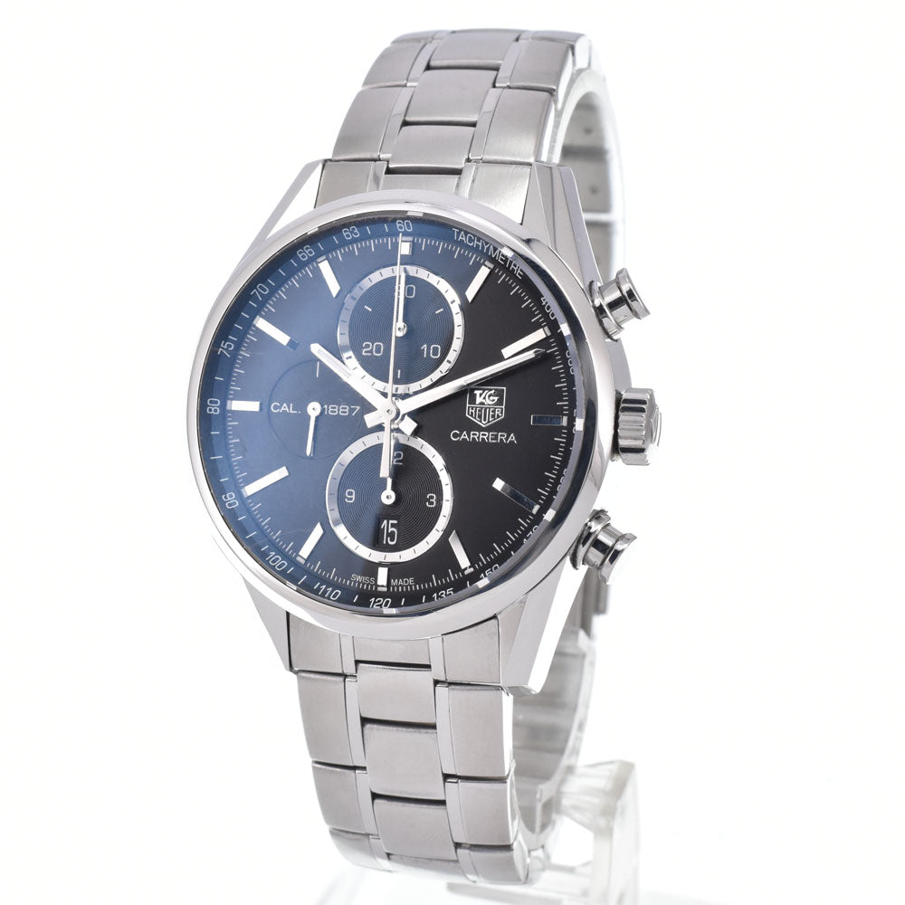 Tag Heuer Carrera Calibre 1887 Chronograph Automatic Stainless Steel And Ceramic Watch (Pre-Owned)