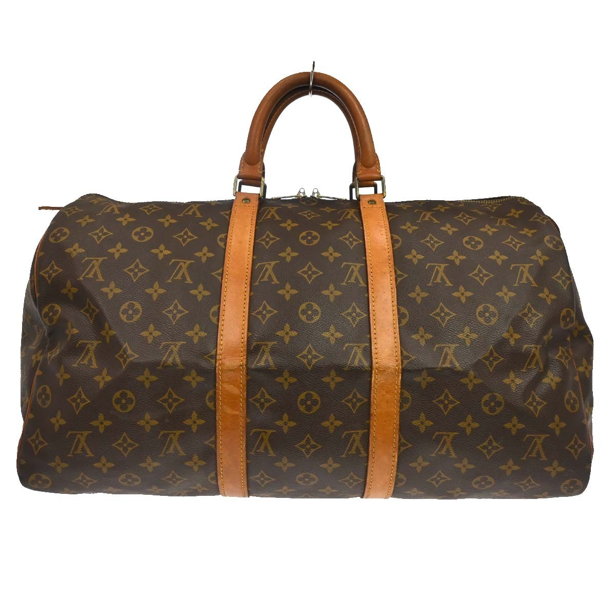 Louis Vuitton Keepall Monogram Canvas Brown Canvas Travel Bag Bag (Pre-Owned)