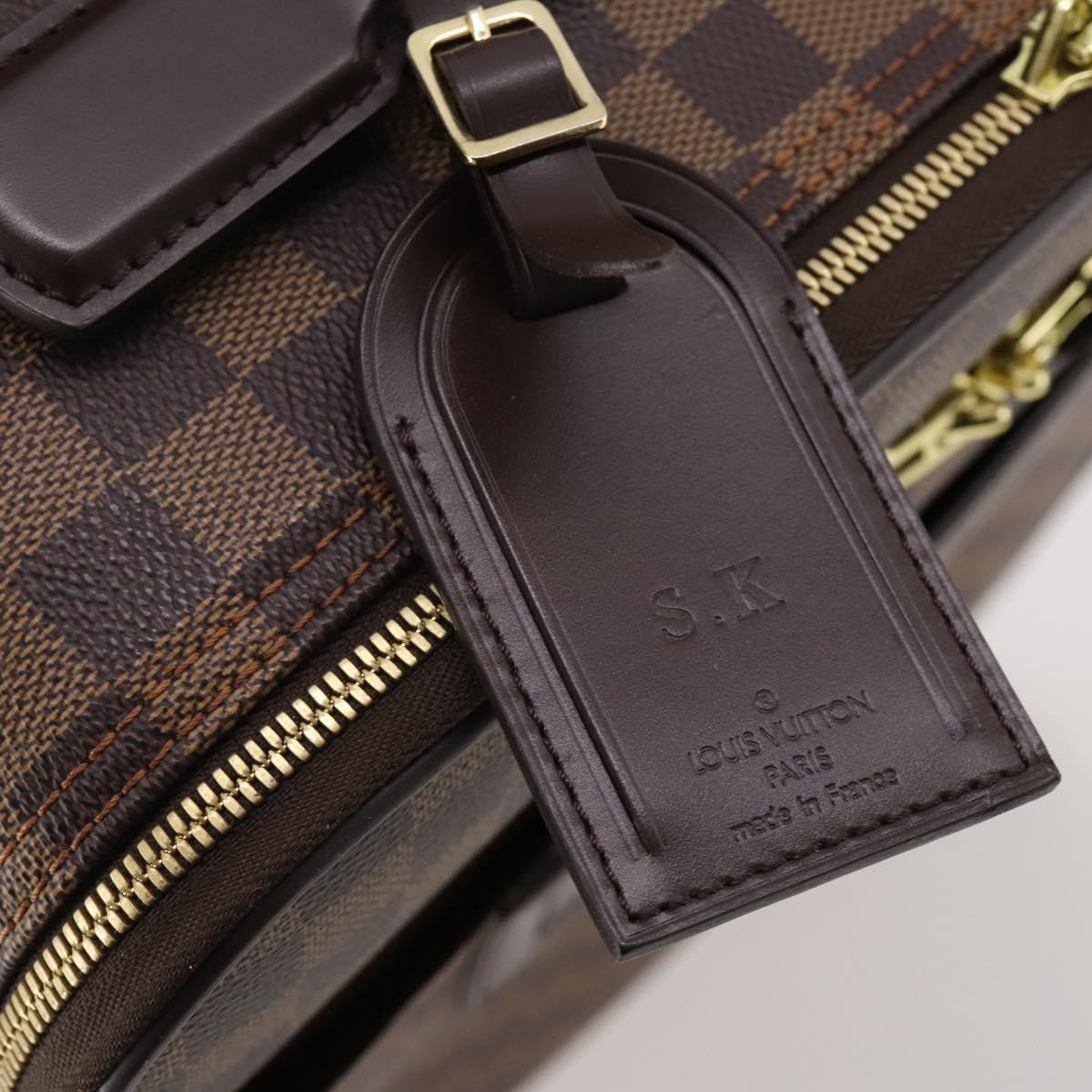 Louis Vuitton Pegase Business Luggage Damier Ebene Black Canvas Travel Bag Bag (Pre-Owned)