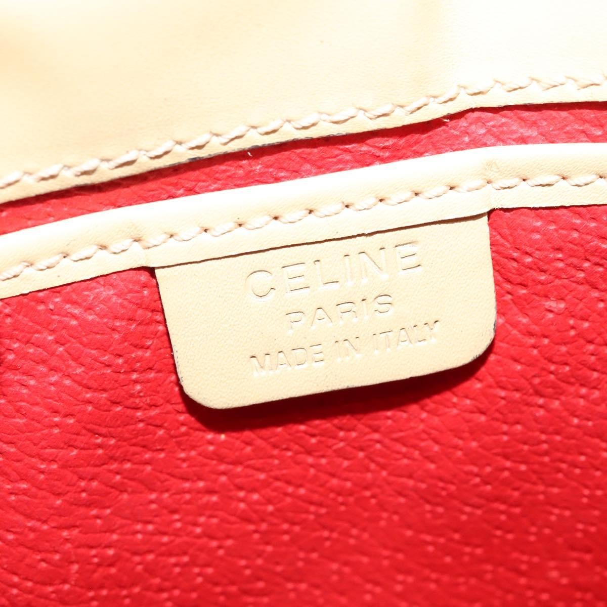Celine Shoulder Leather Beige Leather Bag (Pre-Owned)