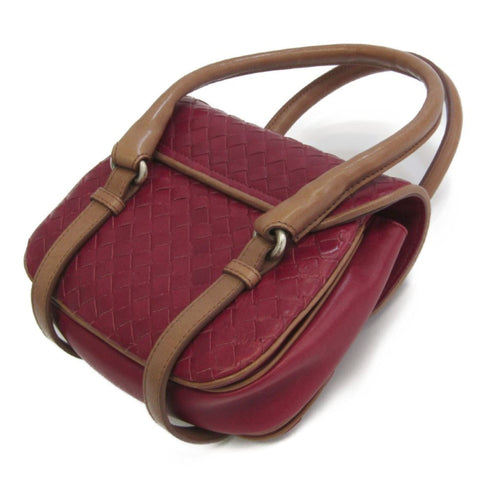 Bottega Veneta Burgundy Leather Handbag (Pre-Owned)
