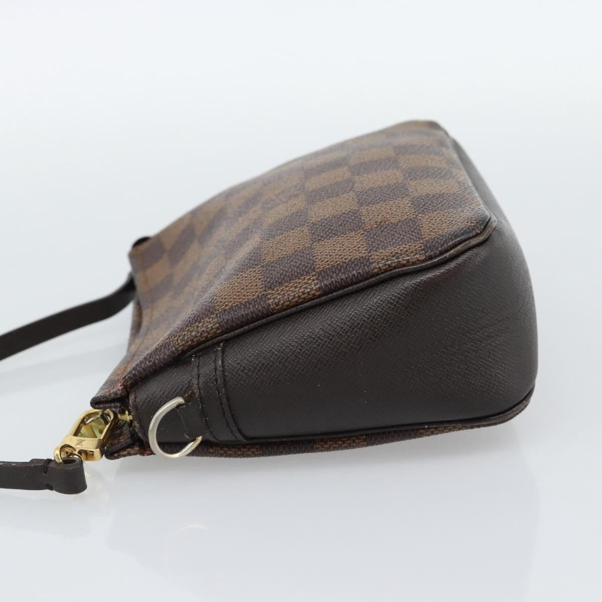 Louis Vuitton Trousse Make Up Damier Canvas Brown Canvas Clutche & Pouche Bag (Pre-Owned)
