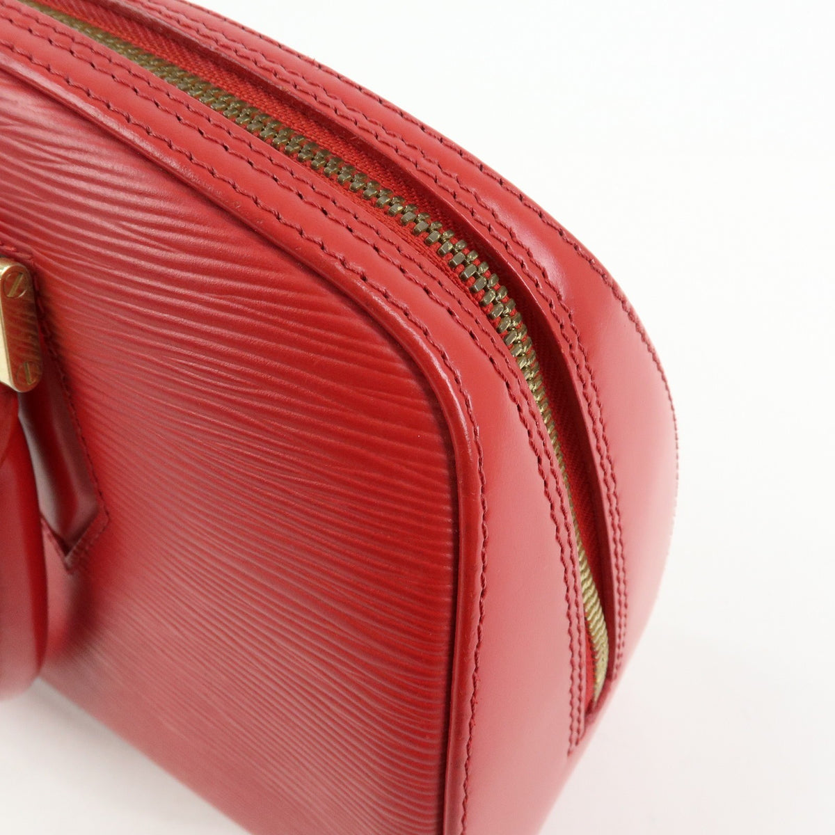 Louis Vuitton Jasmin Epi Leather Red Leather Handbag (Pre-Owned)