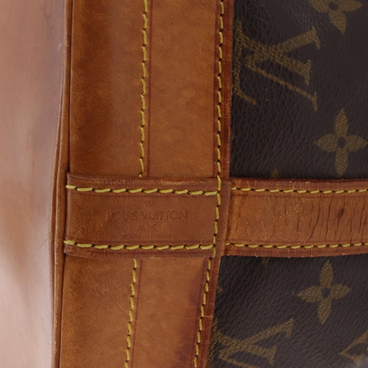 Louis Vuitton Noe Monogram Canvas Brown Canvas Shoulder Bag Bag (Pre-Owned)