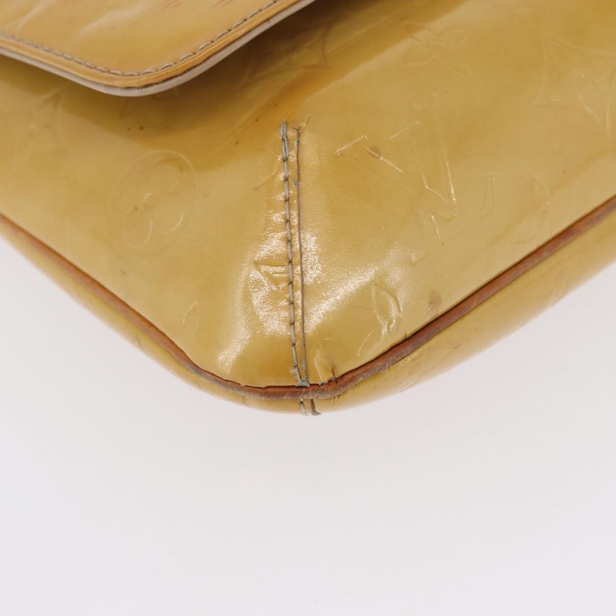 Louis Vuitton Thompson Street Monogram Vernis Beige Patent_Leather Shoulder Bag Bag (Pre-Owned)