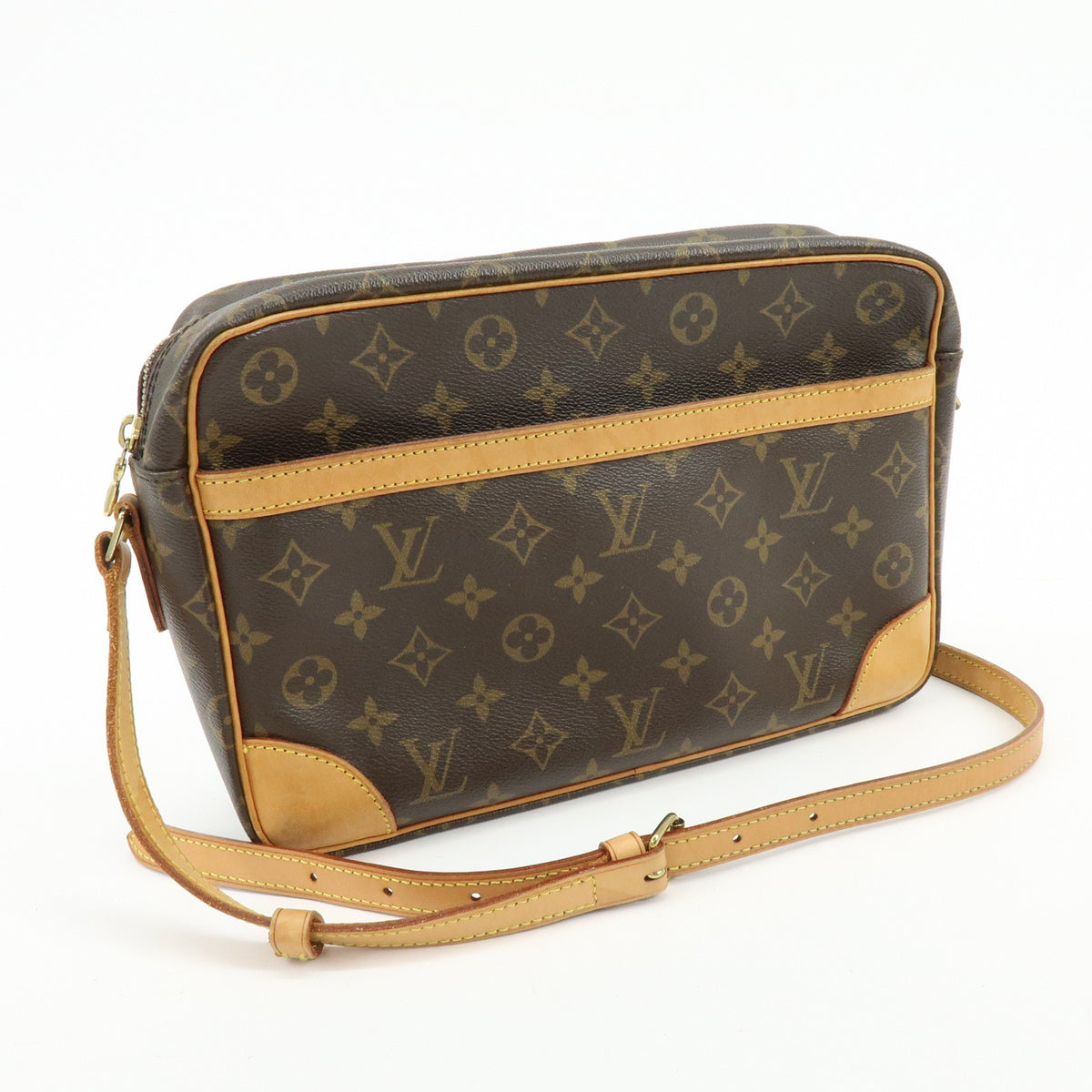Louis Vuitton Trocadero Monogram Canvas Brown Canvas Handbag (Pre-Owned)