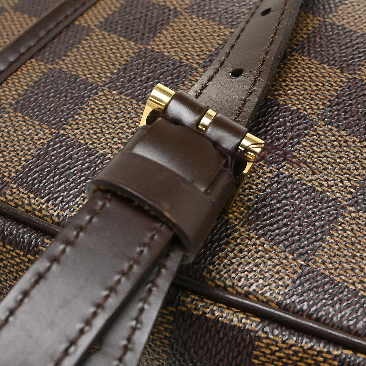 Louis Vuitton Ipanema Damier Ebene Brown Canvas Shoulder Bag Bag (Pre-Owned)