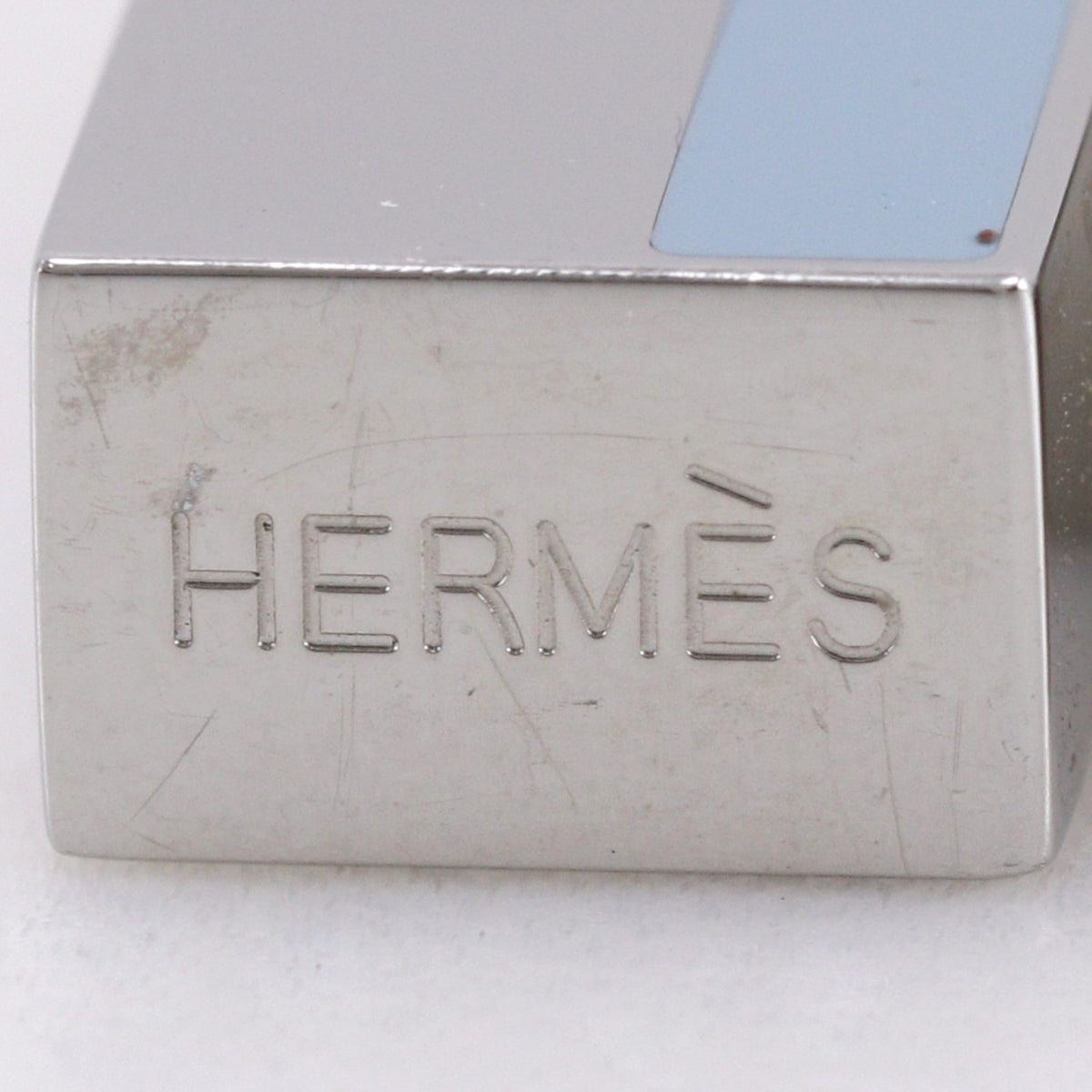 Hermes Cadena Keyring Metal Silver Metal Charms And Keychains Accessory (Pre-Owned)
