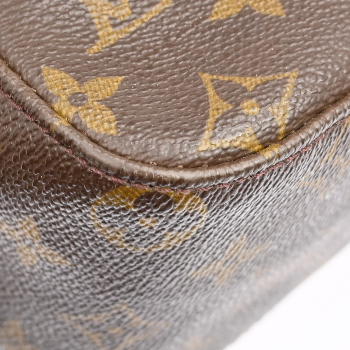 Louis Vuitton Looping Monogram Canvas Brown Canvas Handbag (Pre-Owned)