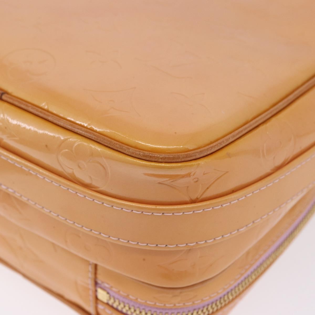 Louis Vuitton Wooster Monogram Vernis Yellow Patent_Leather Shoulder Bag Bag (Pre-Owned)