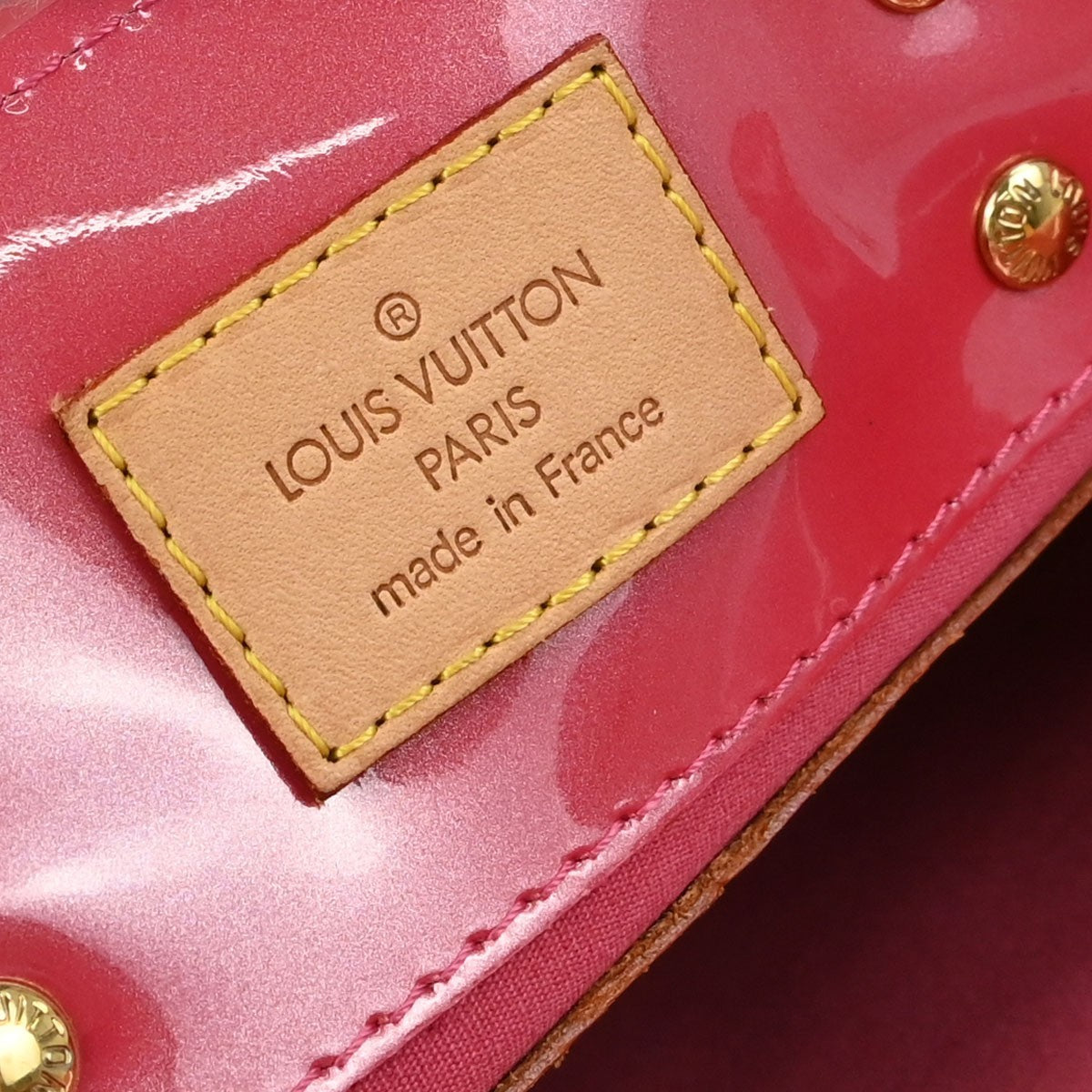 Louis Vuitton Reade Monogram Vernis Pink Patent_Leather Handbag (Pre-Owned)