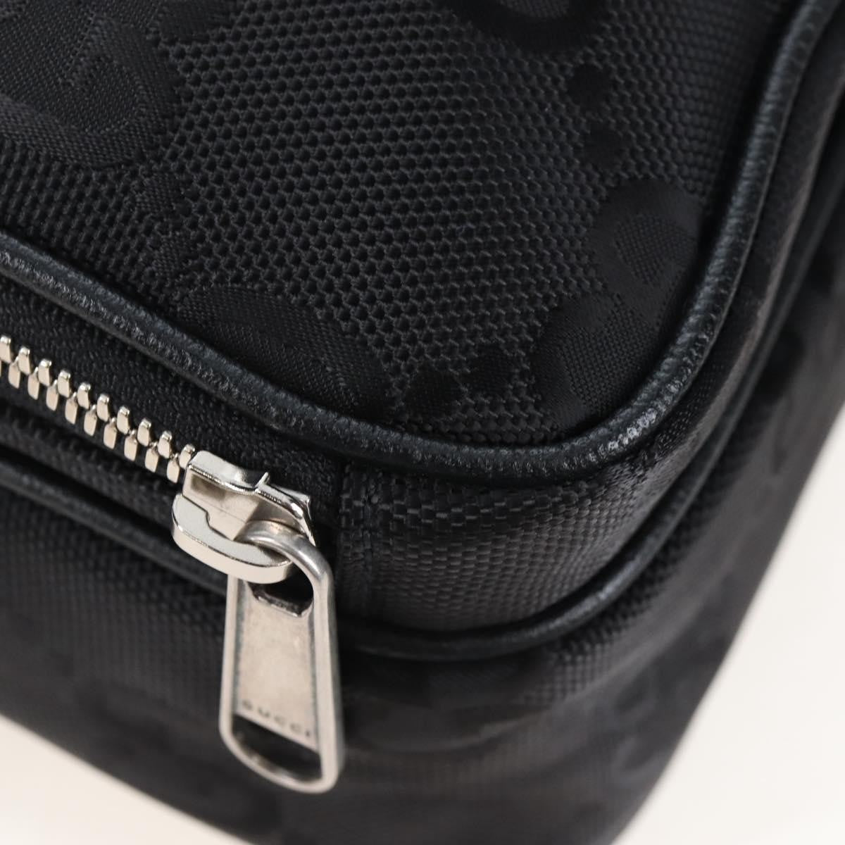 Gucci Off The Grid Messenger Gg Econyl Black Canvas Handbag (Pre-Owned)