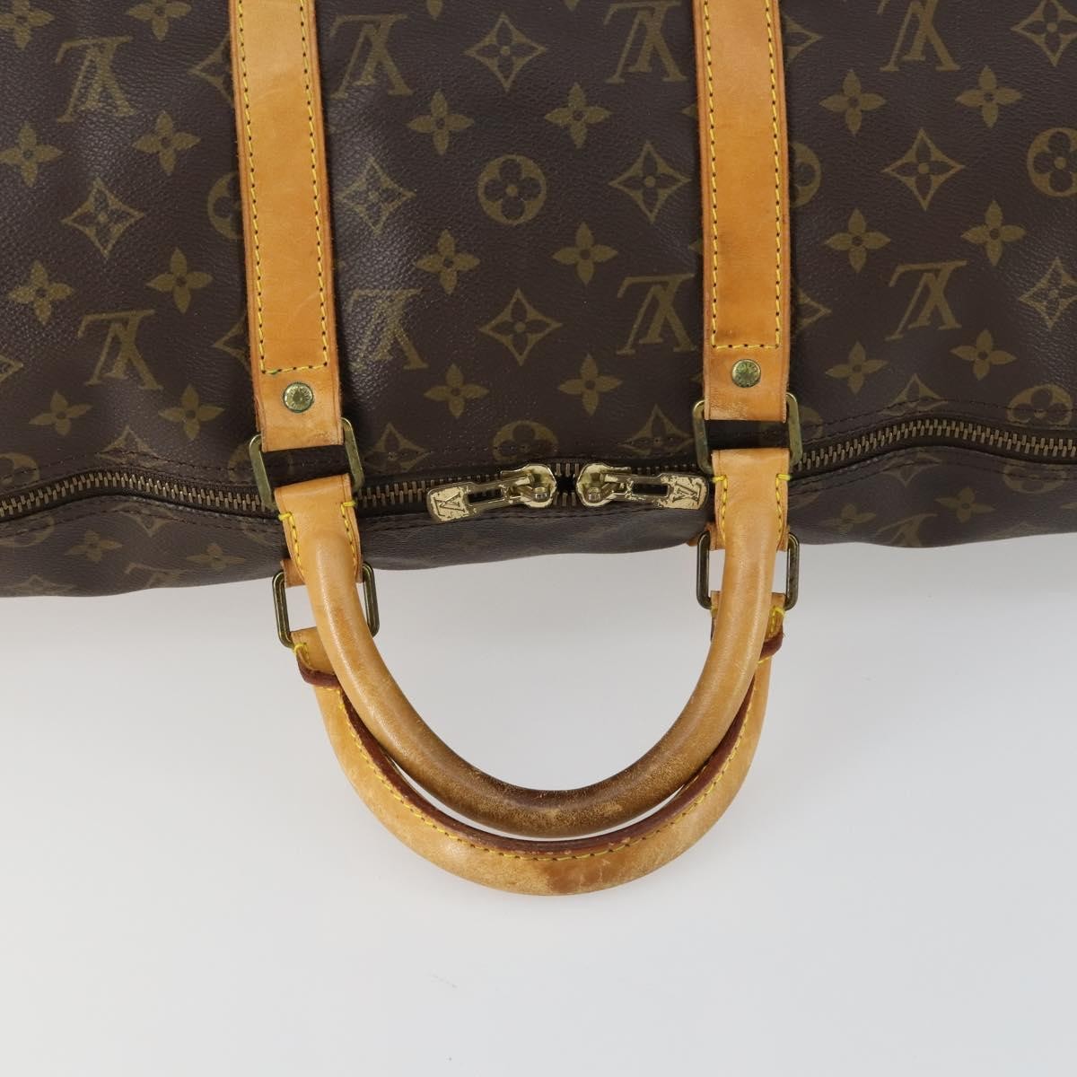 Louis Vuitton Keepall Monogram Canvas Brown Canvas Travel Bag Bag (Pre-Owned)